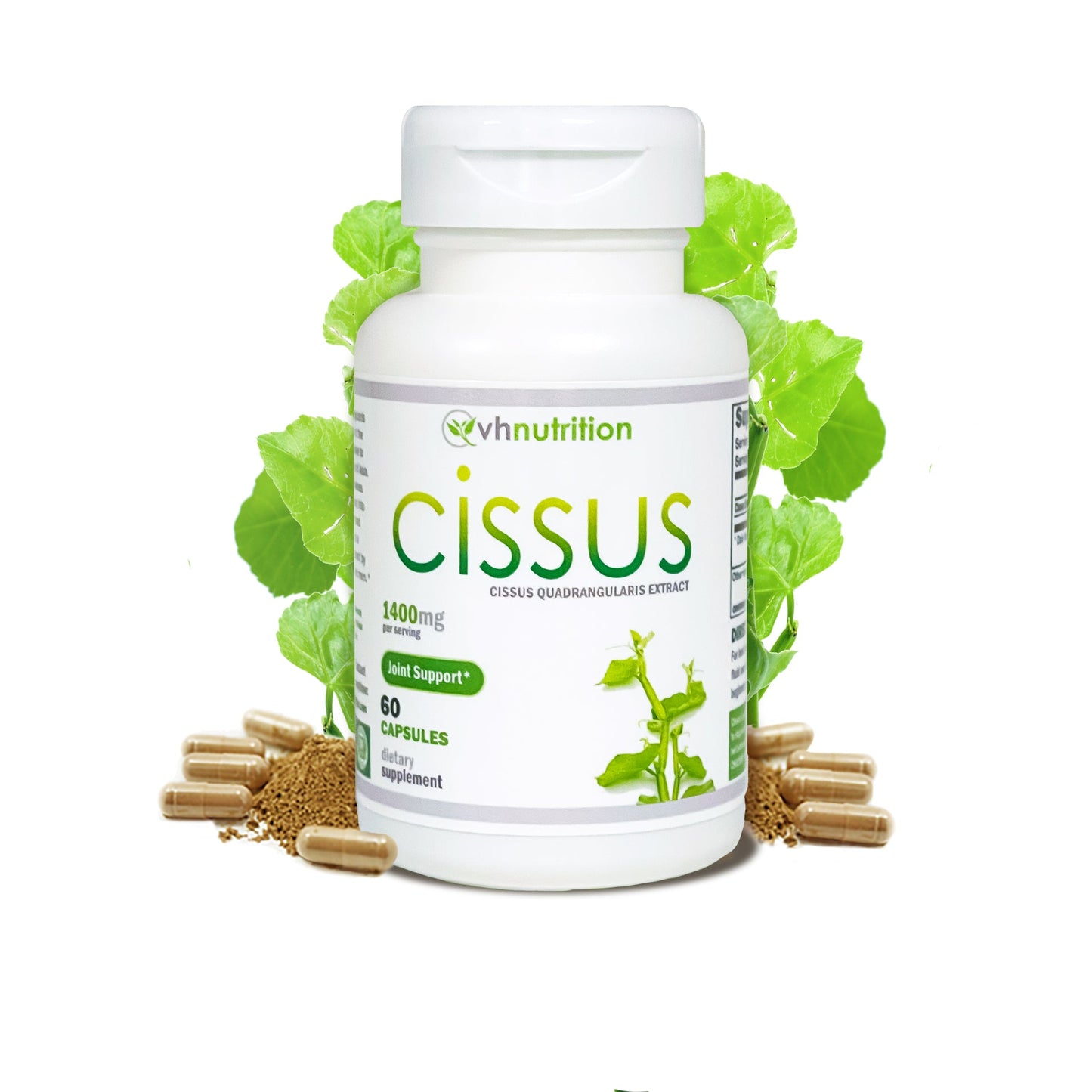 VH Nutrition CISSUS QUADRANGULARIS Capsules | Bone and Joint Support* Supplement | 60 Capsules