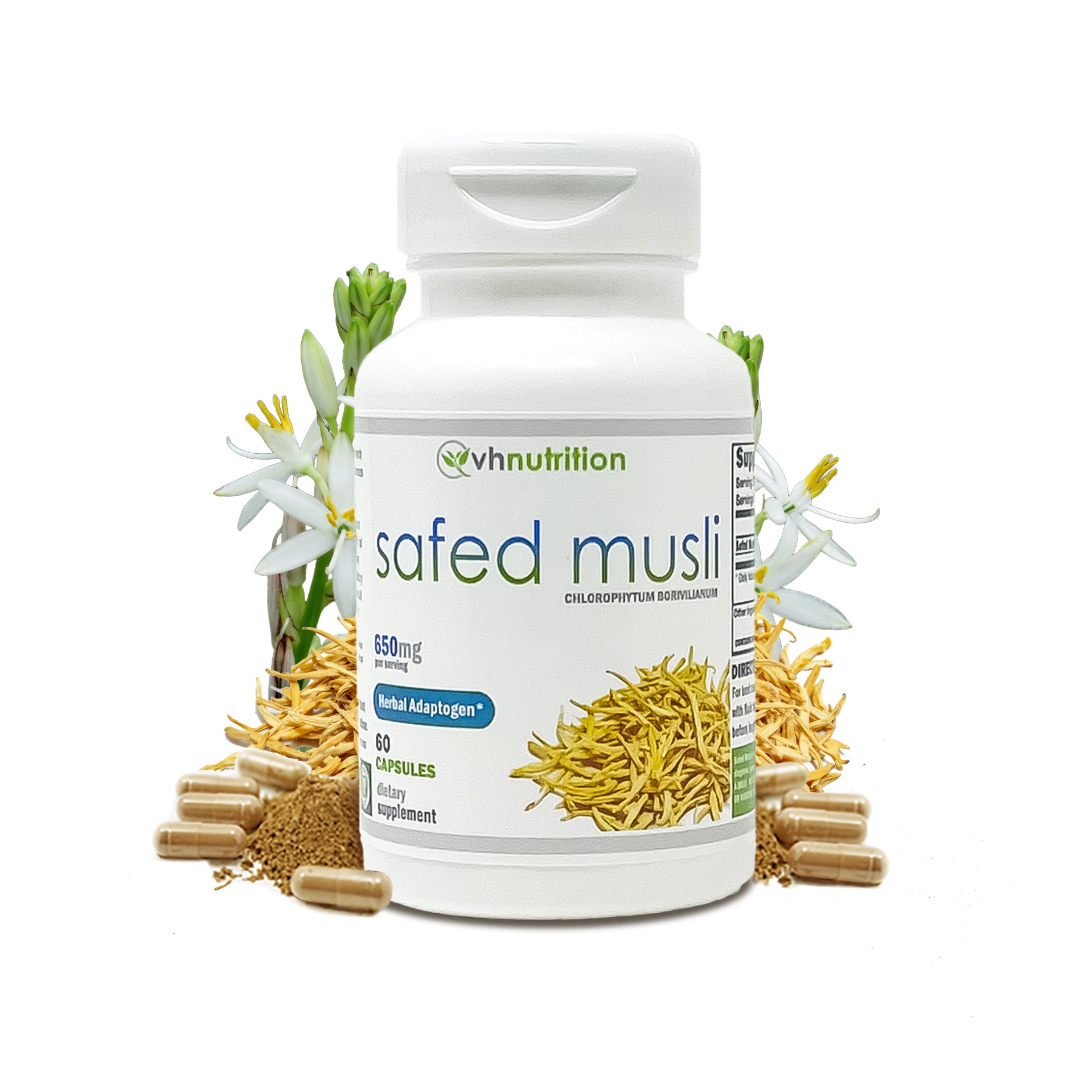 chlorophytum borivilianum supplement VH Nutrition SAFED MUSLI
