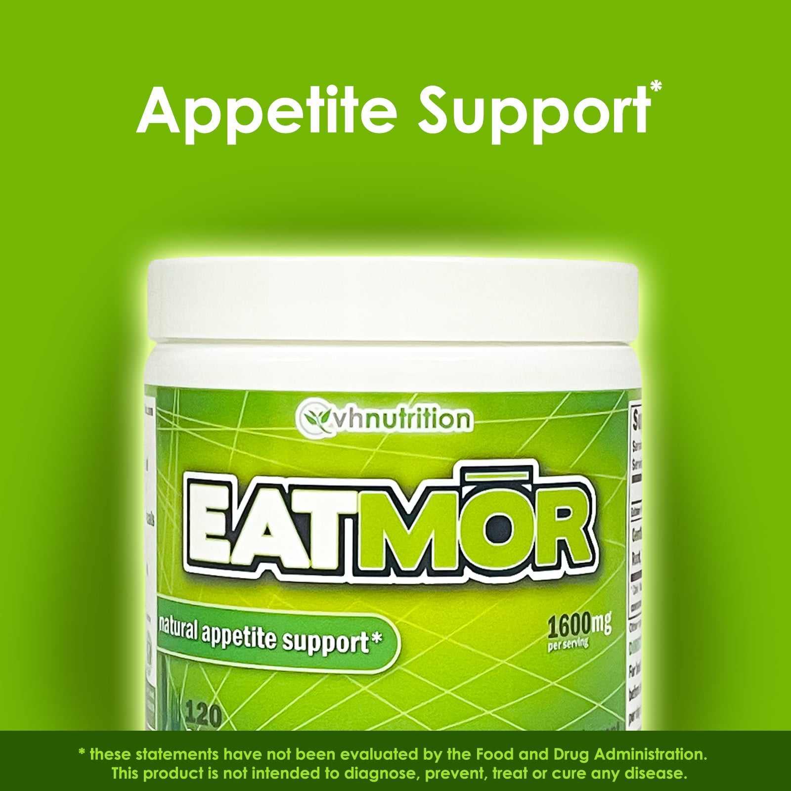 VH Nutrition Eatmor | Appetite Stimulant Weight Gain Pills for Men and Women
