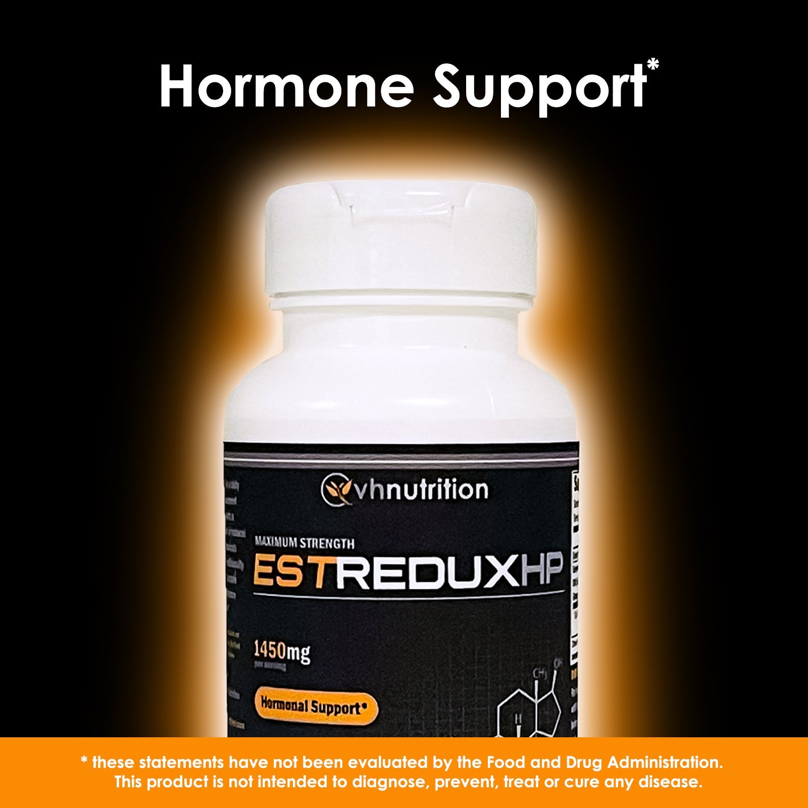 VH Nutrition ESTREDUX HP Estrogen Blocker for Men* | 1450mg of Maximum Strength Hormone Support W/DIM, Tongkat Ali, Ashwagandha | 60 Capsules