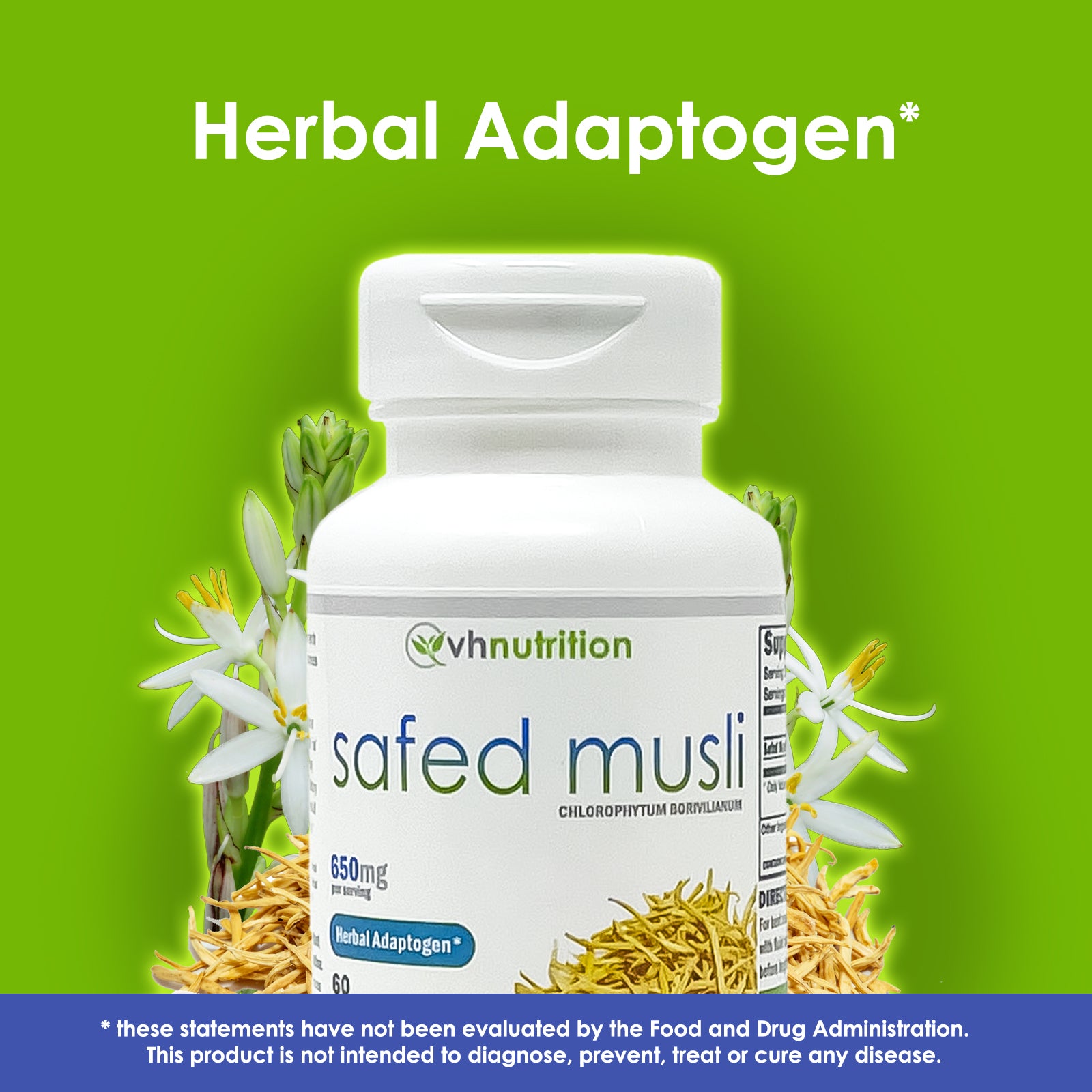 chlorophytum borivilianum supplement VH Nutrition SAFED MUSLI