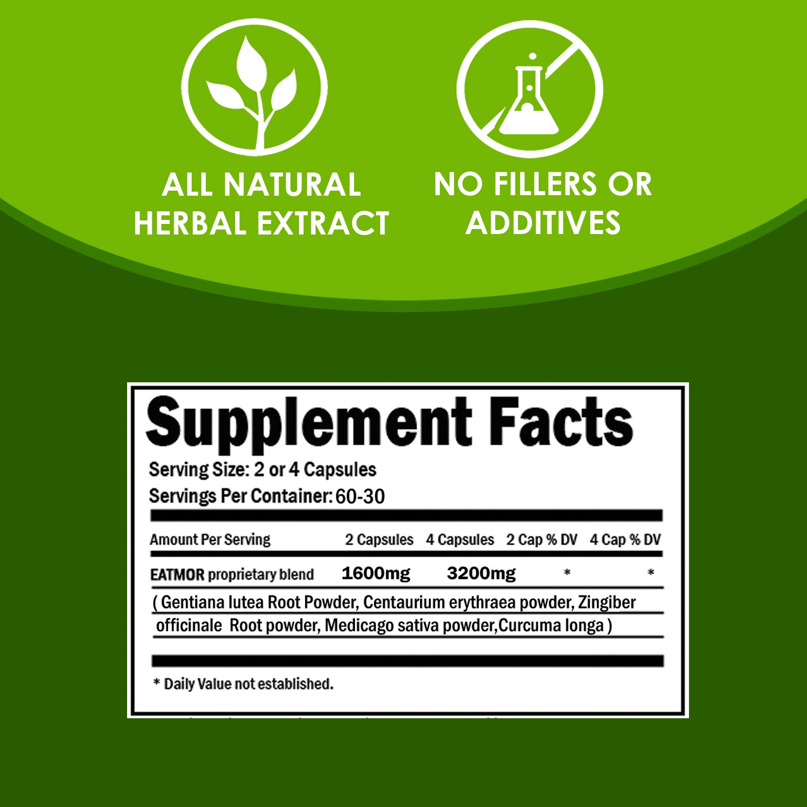 VH Nutrition Eatmor | Appetite Stimulant Weight Gain Pills for Men and Women